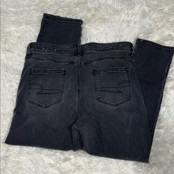 American Eagle Outfitters Denim - Size 14 American Eagle Outfitters Stretch Mom Jeans  Gray